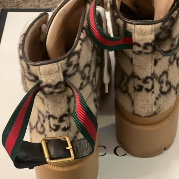 Covered wool GG boot - Picture 3 of 7